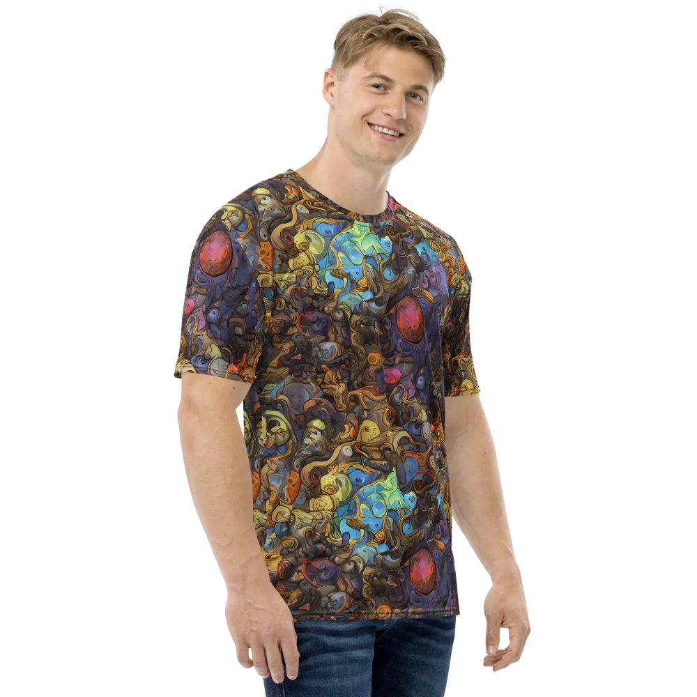 Electric Curio on Men's Crew Neck T-Shirt — Right