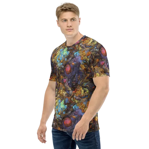 Electric Curio on a Men's Crew Neck T-Shirt