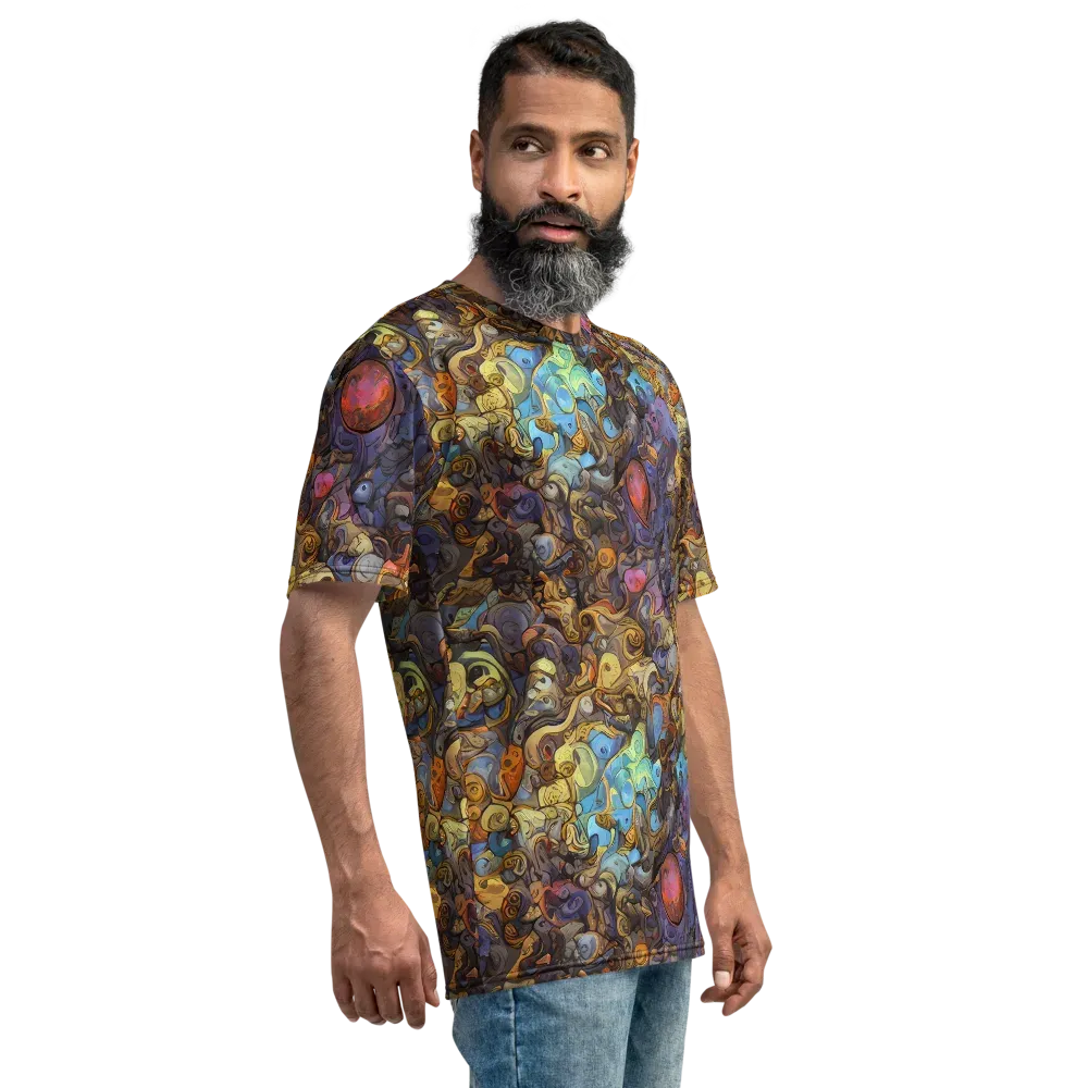 Electric Curio on Men's Crew Neck T-Shirt — Right