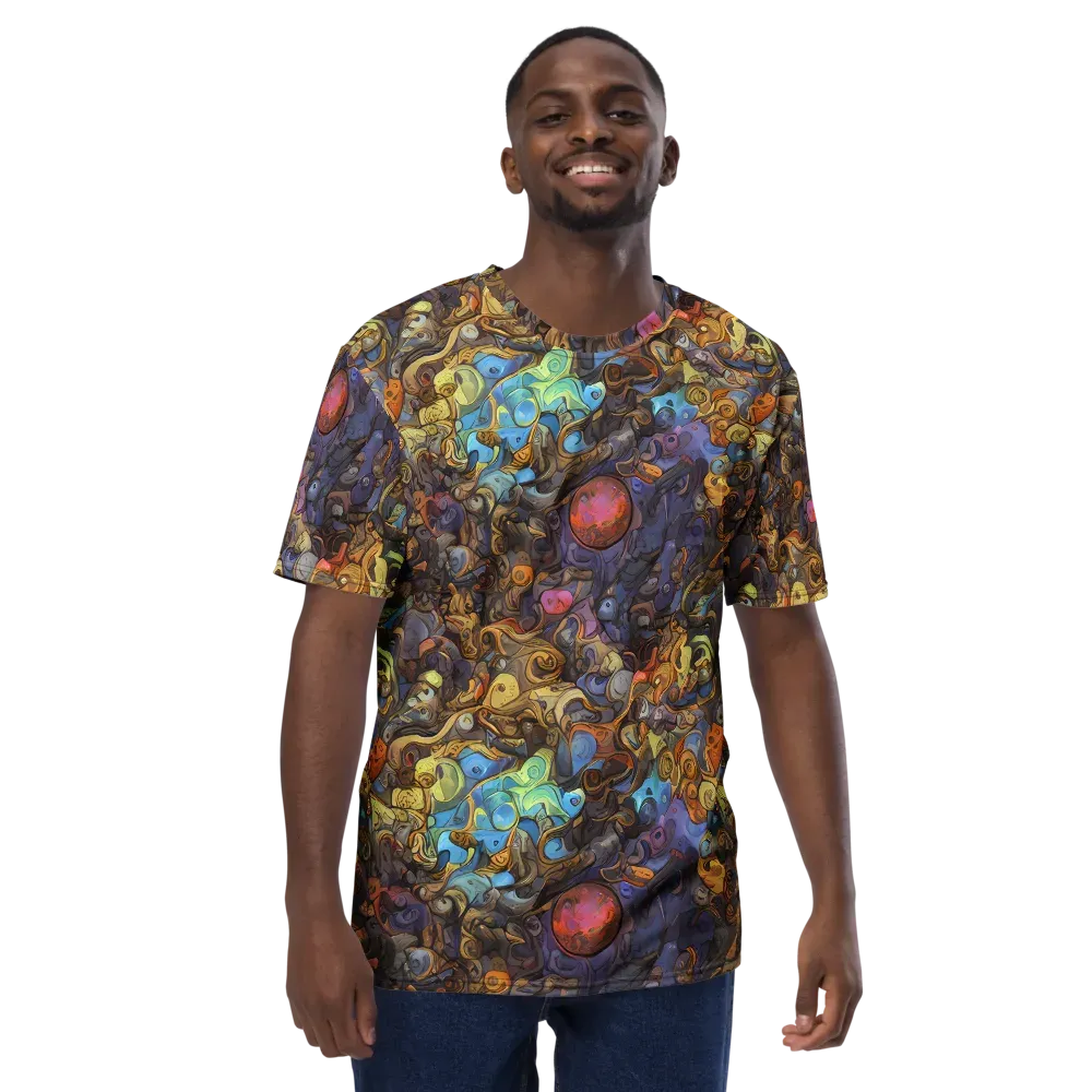 Electric Curio on Men's Crew Neck T-Shirt — Front