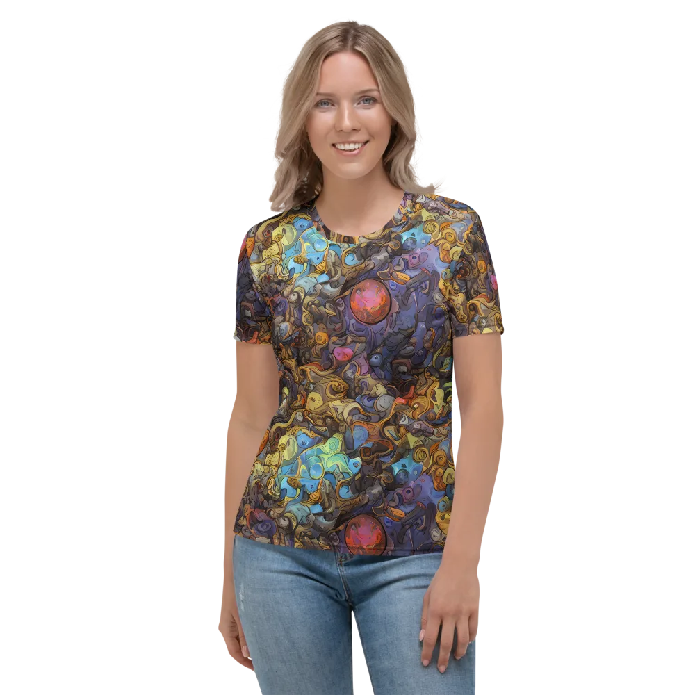 Electric Curio on Women's Crew Neck T-Shirt — Front