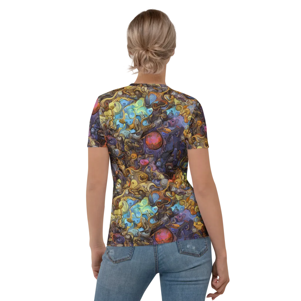 Electric Curio on Women's Crew Neck T-Shirt — Back