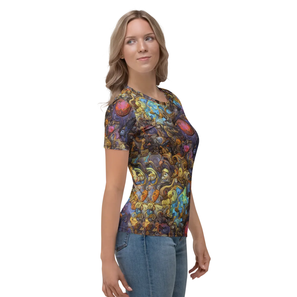 Electric Curio on Women's Crew Neck T-Shirt — Right
