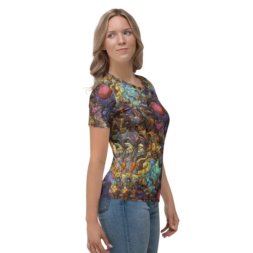 Electric Curio on Women's Crew Neck T-Shirt — Right