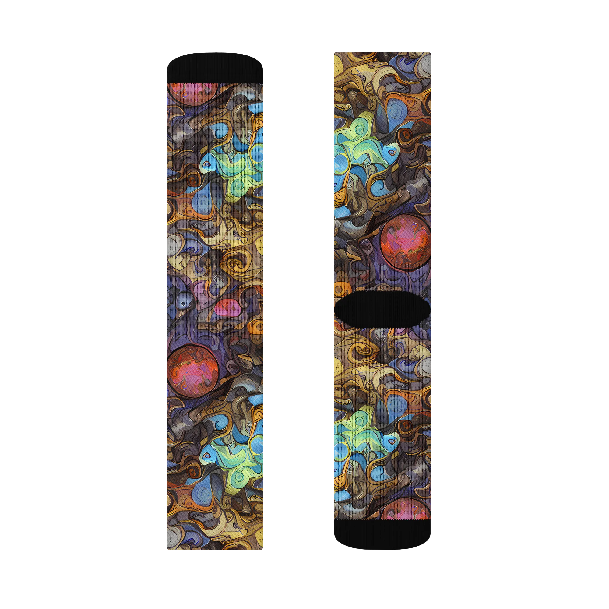 Electric Curio on Socks — Left Sock