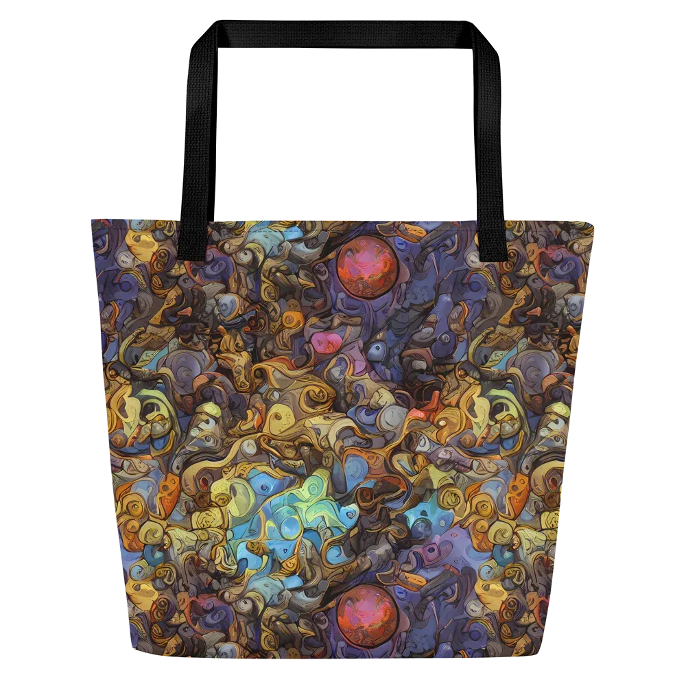 Electric Curio on Large Tote Bag W/ Pocket — Front