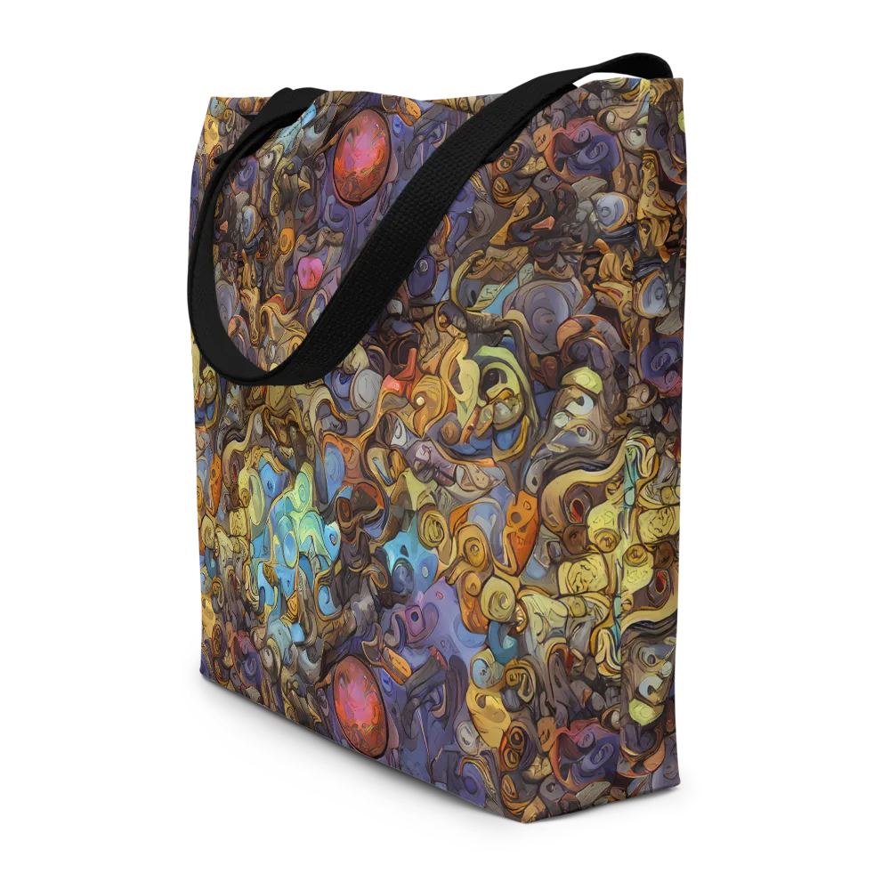 Electric Curio on Large Tote Bag W/ Pocket — Front