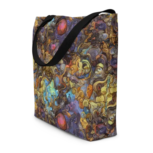 Electric Curio on a Large Tote Bag W/ Pocket