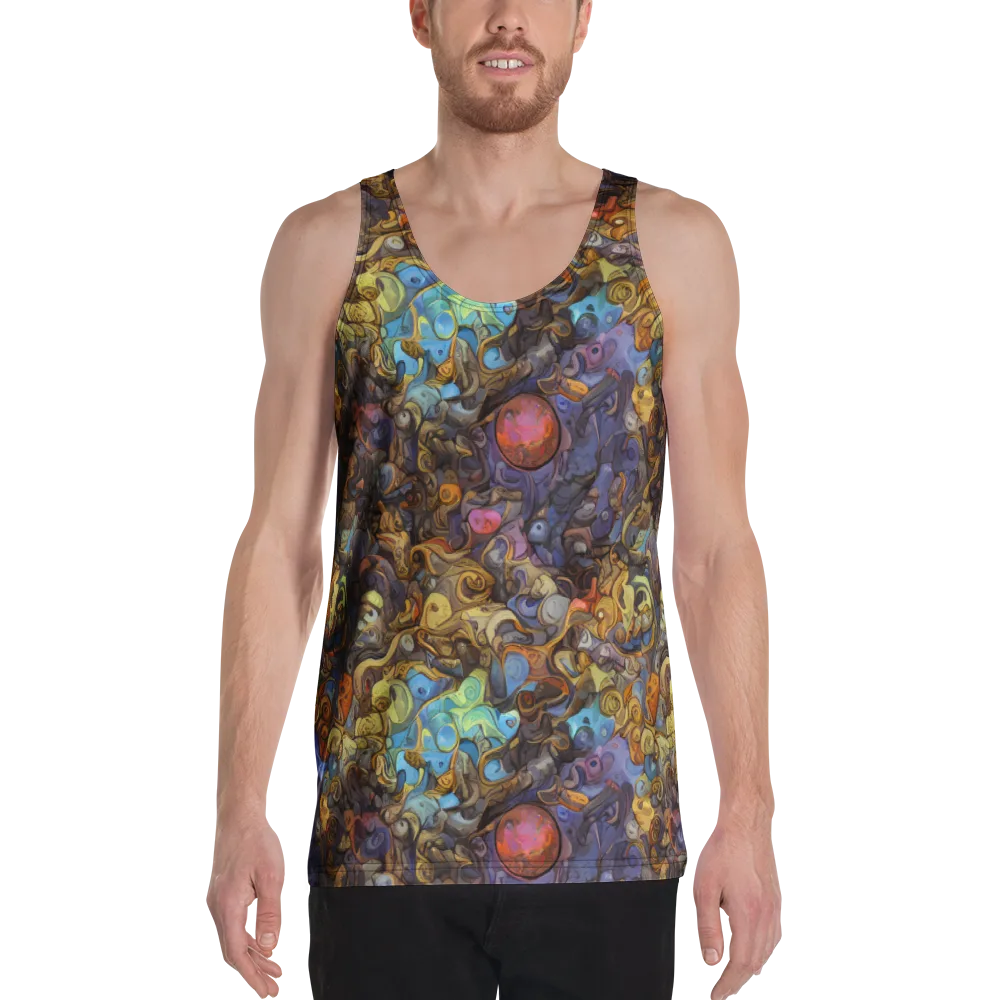 Electric Curio on Men's Tank Top — Front