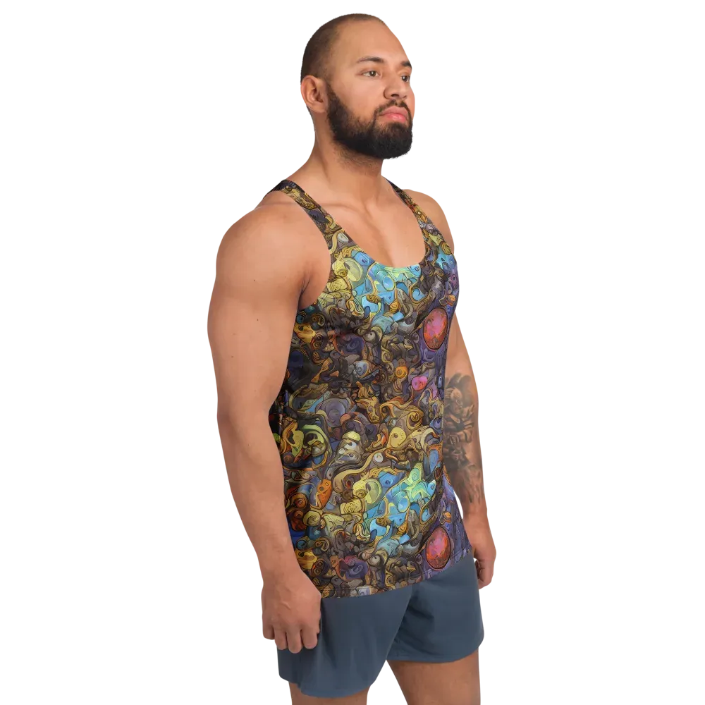 Electric Curio on Men's Tank Top — Right Front