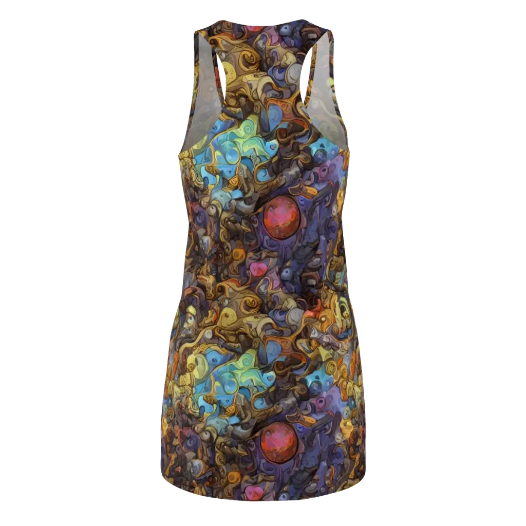Electric Curio on Racerback Dress — Back