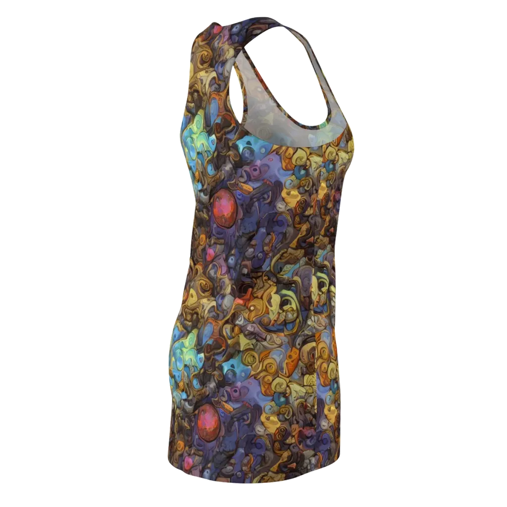 Electric Curio on Racerback Dress — Back Side