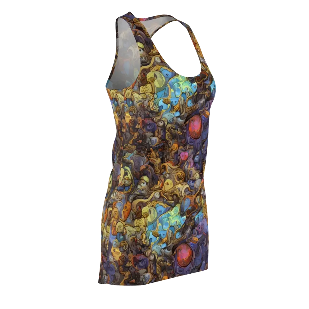 Electric Curio on Racerback Dress — Front Side
