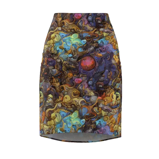 Electric Curio on a Pencil Skirt