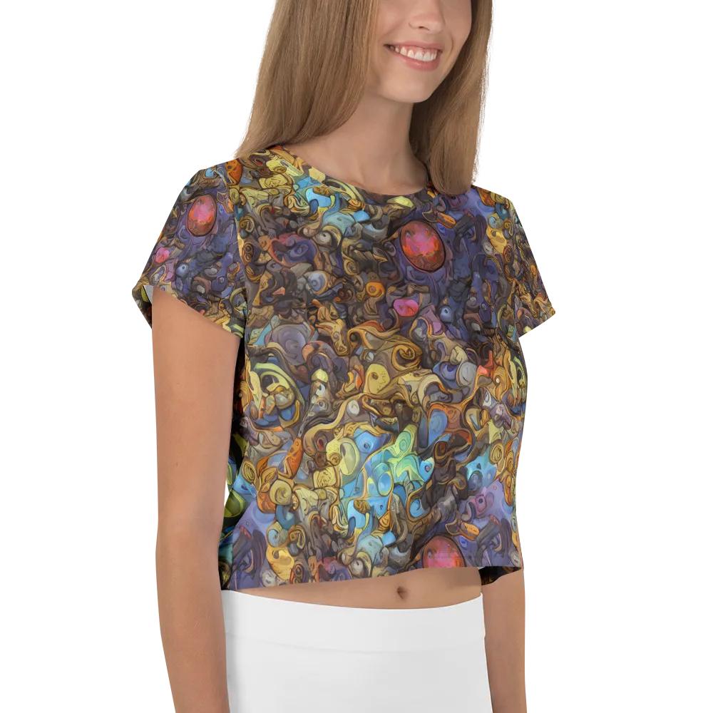 Electric Curio on Crop Tee — Right