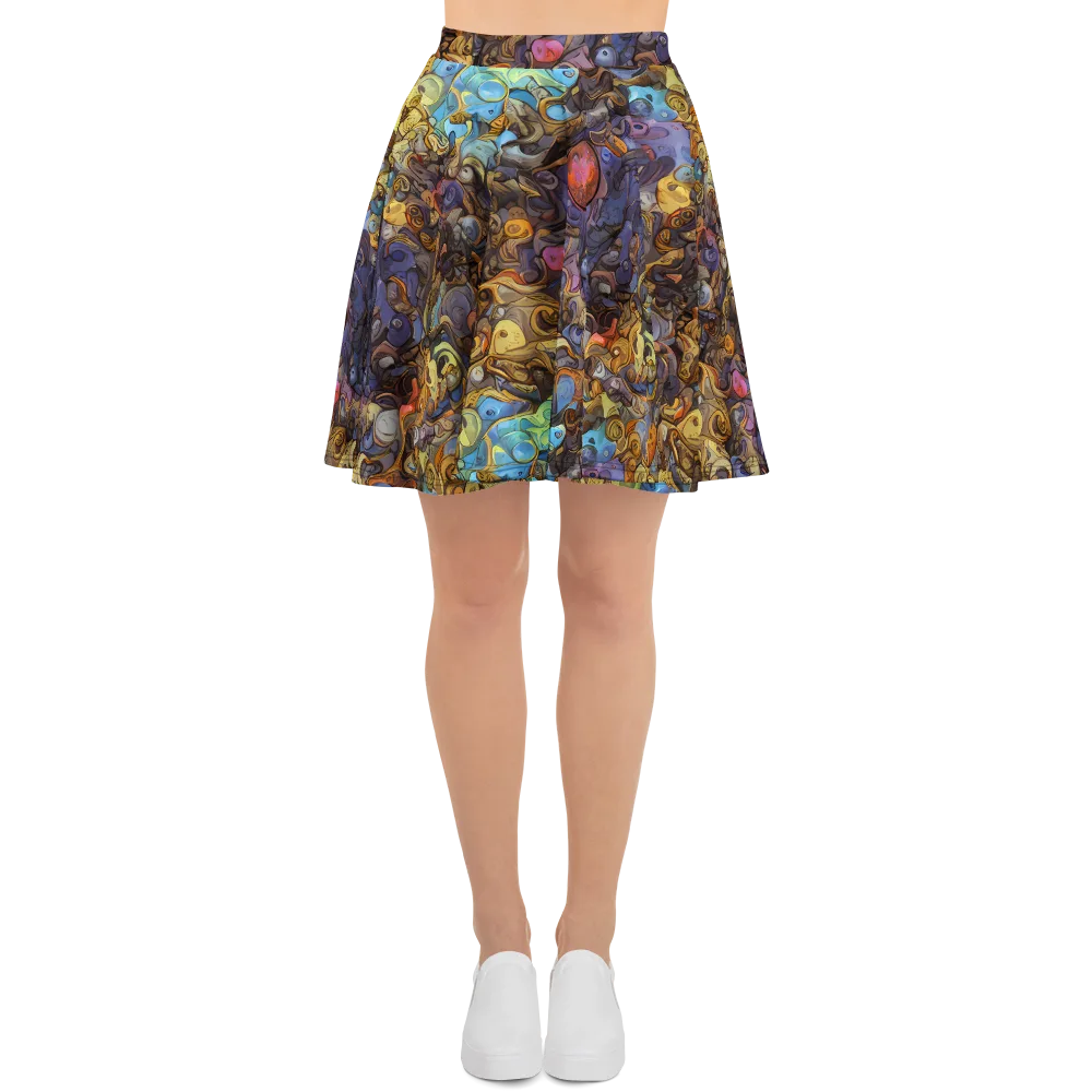 Electric Curio on Skater Skirt — Front