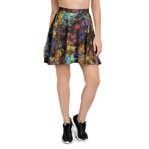 Electric Curio on a Skater Skirt