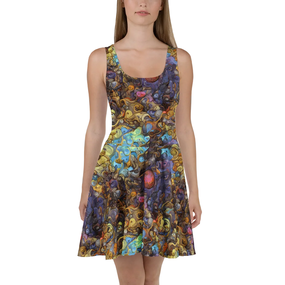 Electric Curio on Skater Dress — Front