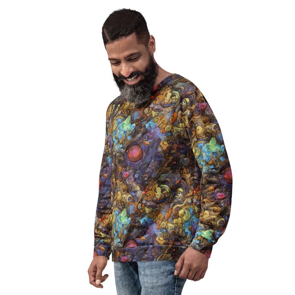 Electric Curio on Sweatshirt — Left Front