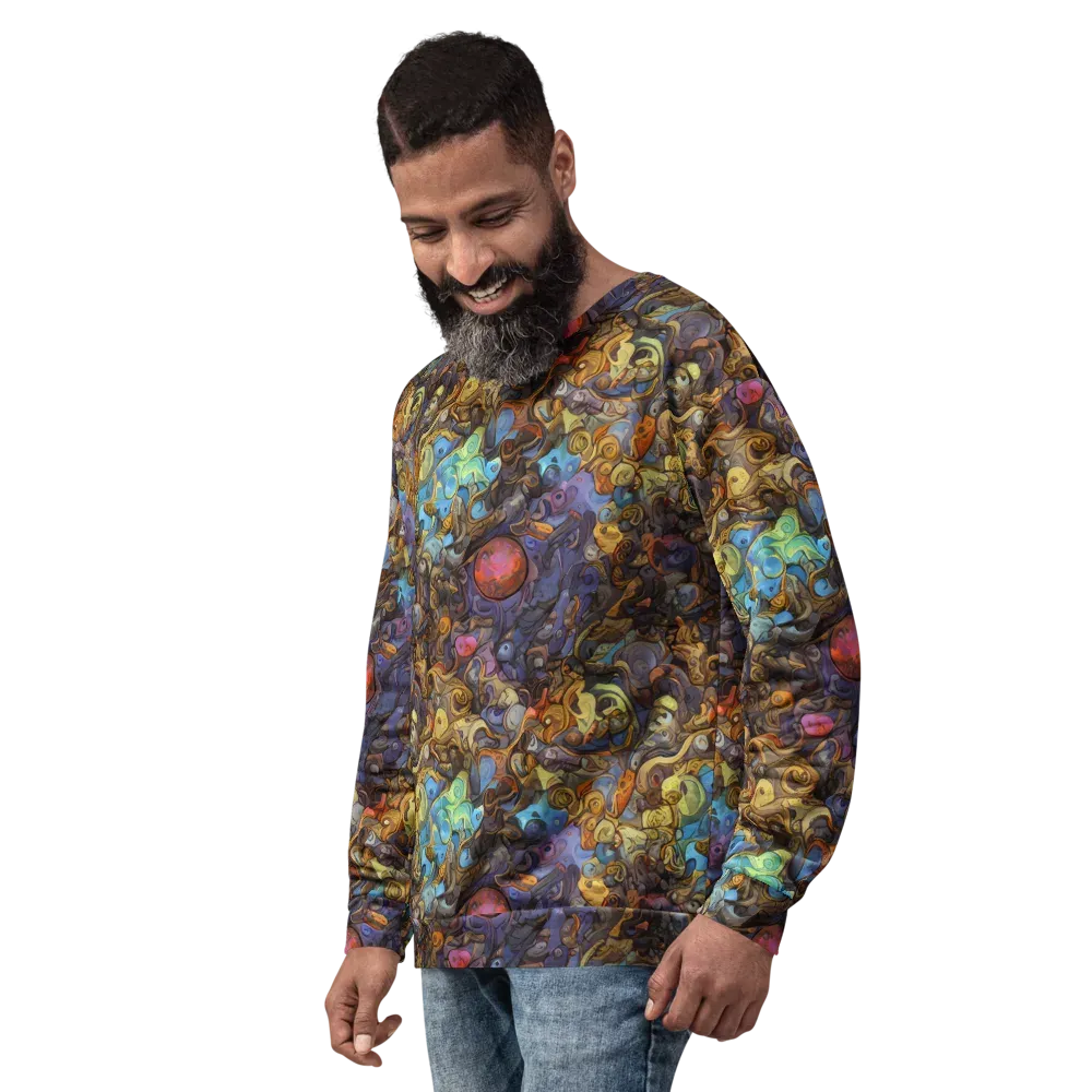 Electric Curio on Sweatshirt — Left Front