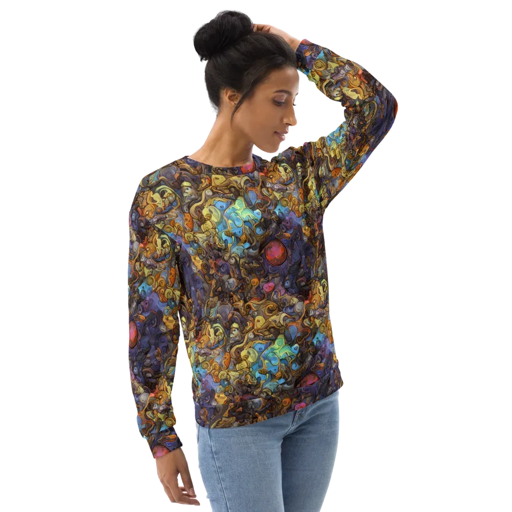 Electric Curio on Sweatshirt — Right Front