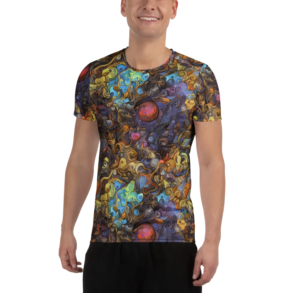 Electric Curio on Men's Athletic T-Shirt — Front