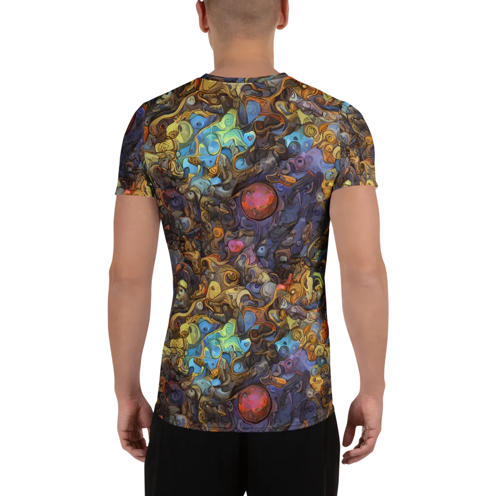 Electric Curio on Men's Athletic T-Shirt — Back