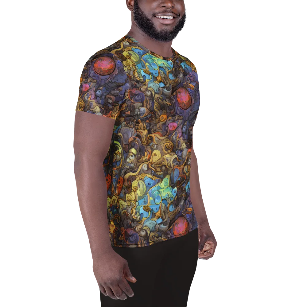 Electric Curio on Men's Athletic T-Shirt — Right