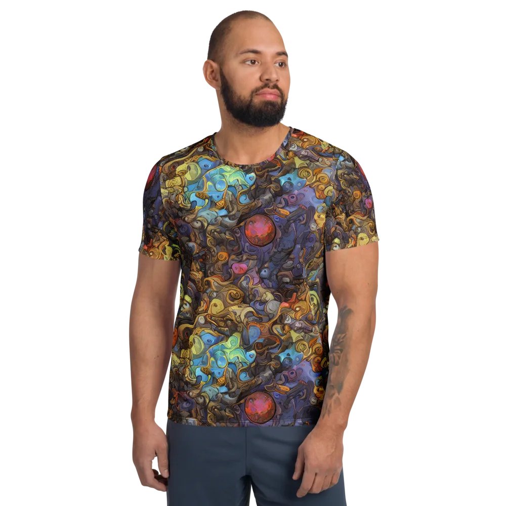 Electric Curio on Men's Athletic T-Shirt — Front