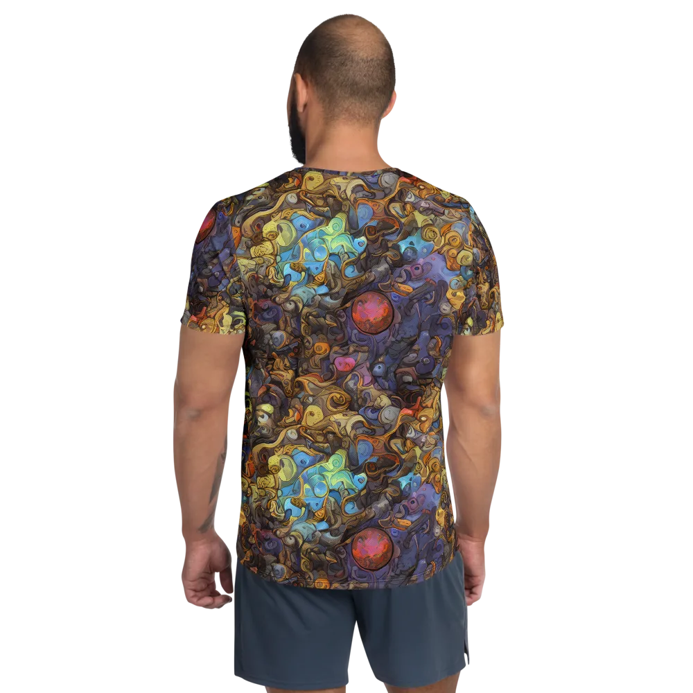 Electric Curio on Men's Athletic T-Shirt — Back