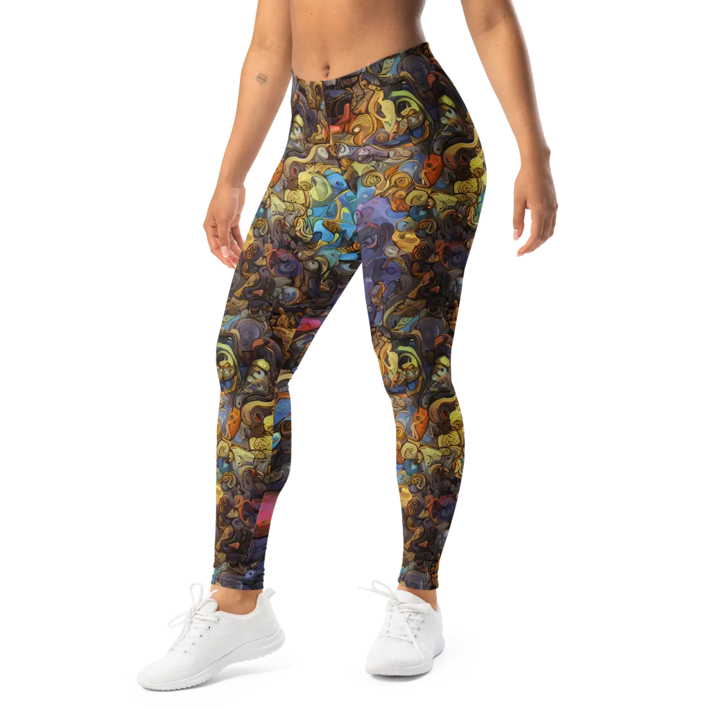 Electric Curio on Leggings — Left Front
