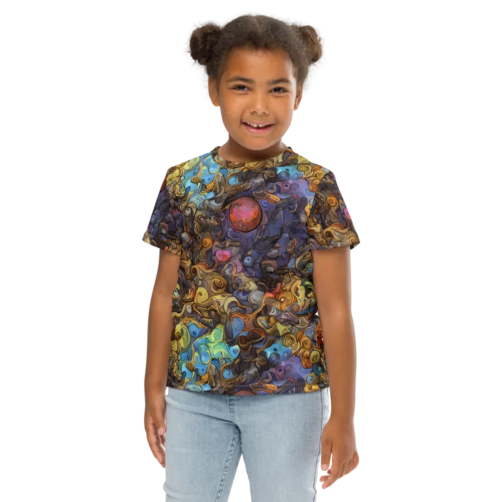 Electric Curio on Kids Crew Neck T-Shirt — Front