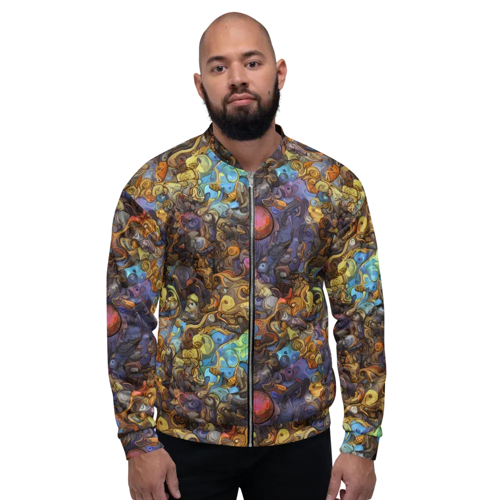 Electric Curio on Bomber Jacket — Front