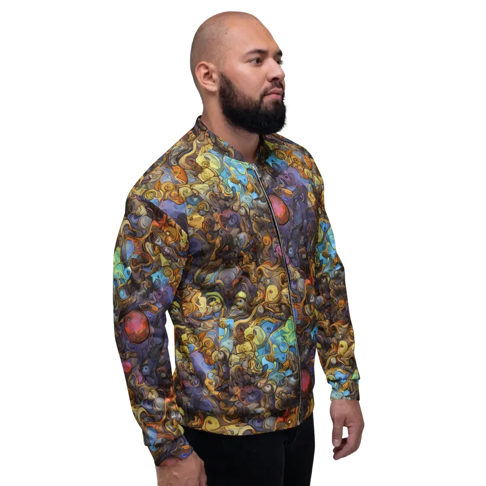 Electric Curio on Bomber Jacket — Right