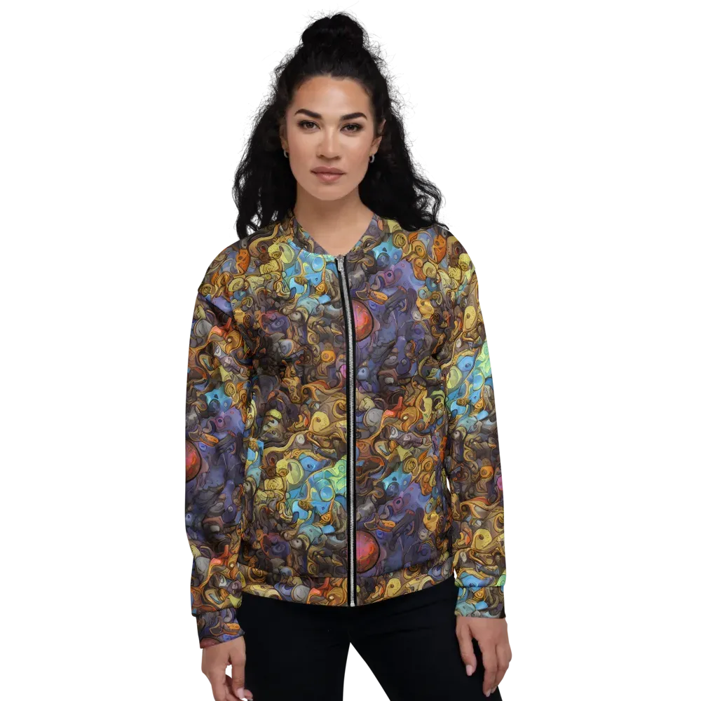 Electric Curio on Bomber Jacket — Front