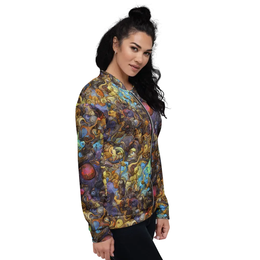 Electric Curio on Bomber Jacket — Right