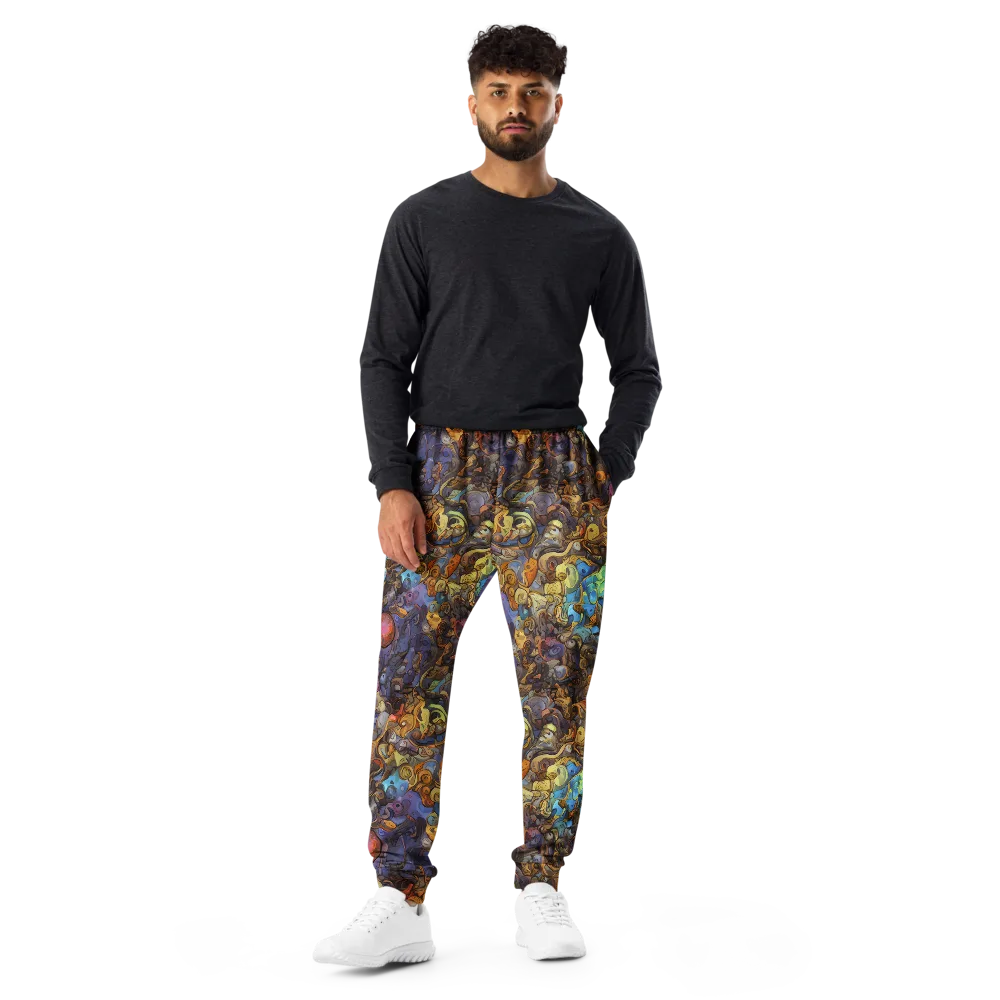 Electric Curio on Men's Joggers — Front