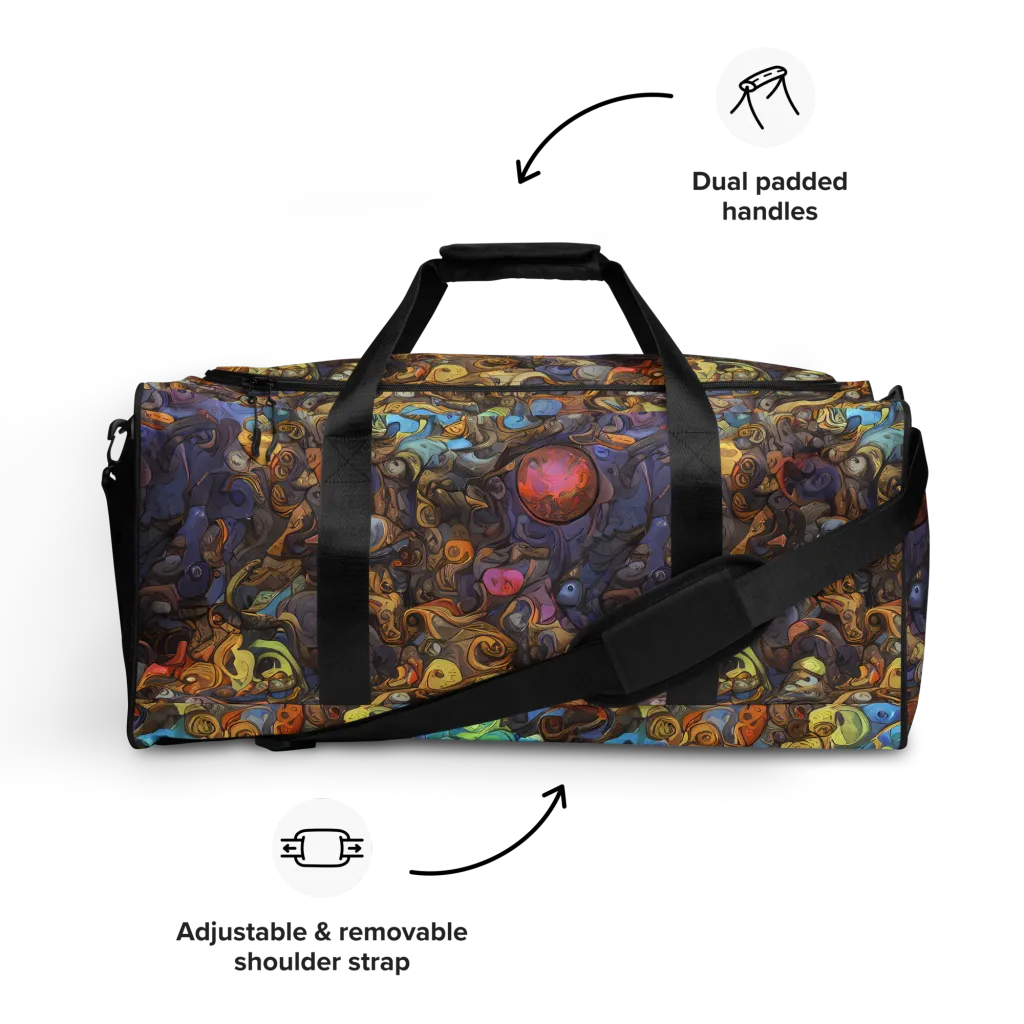 Electric Curio on Duffle Bag — Front