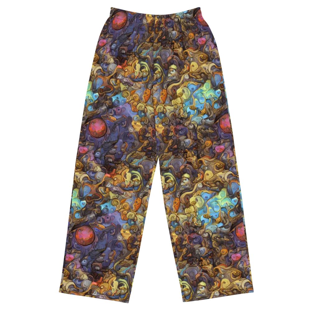 Electric Curio on Wide-Leg Pants — Front
