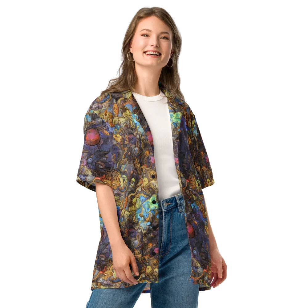 Electric Curio on Button Shirt — Front