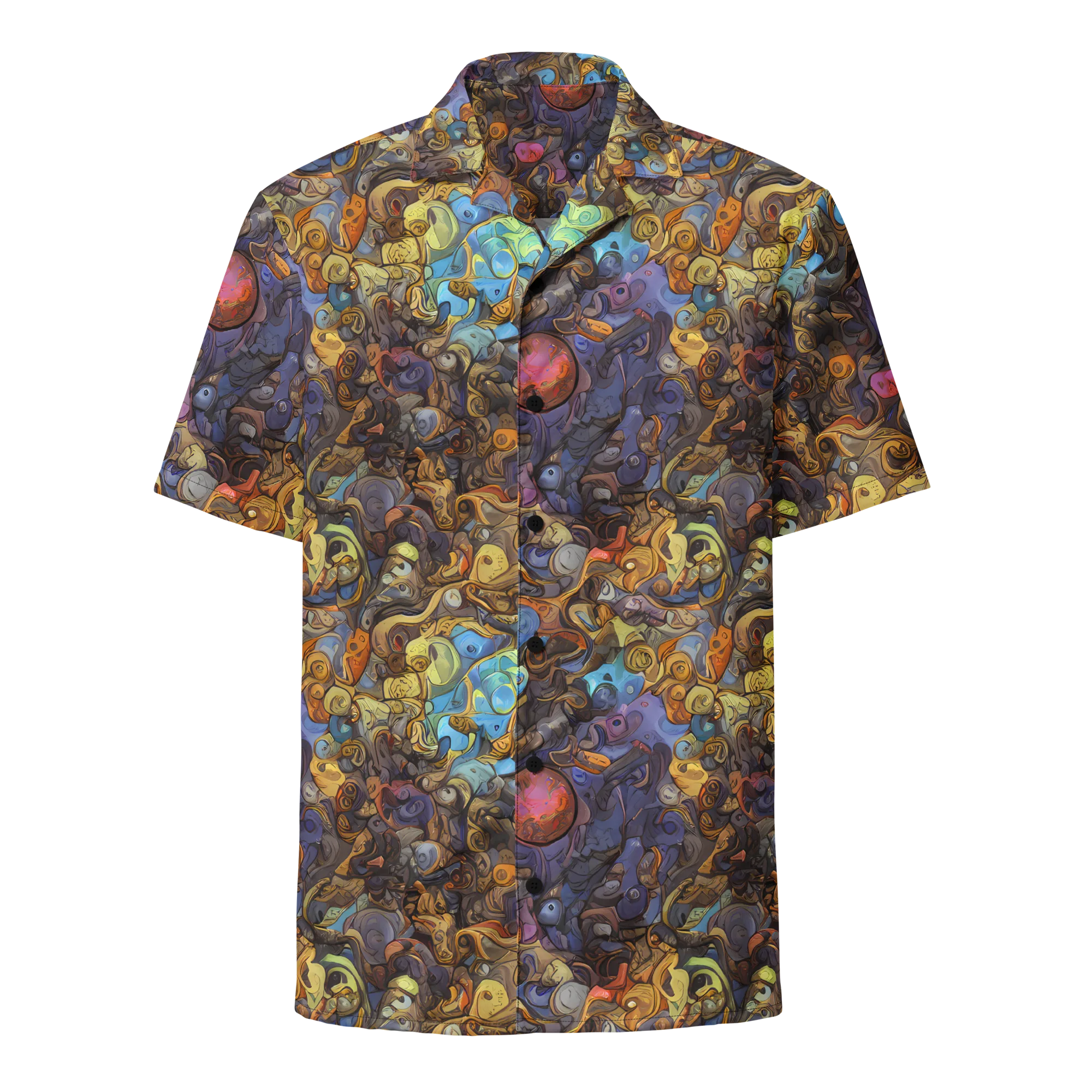 Electric Curio on Button Shirt — Front