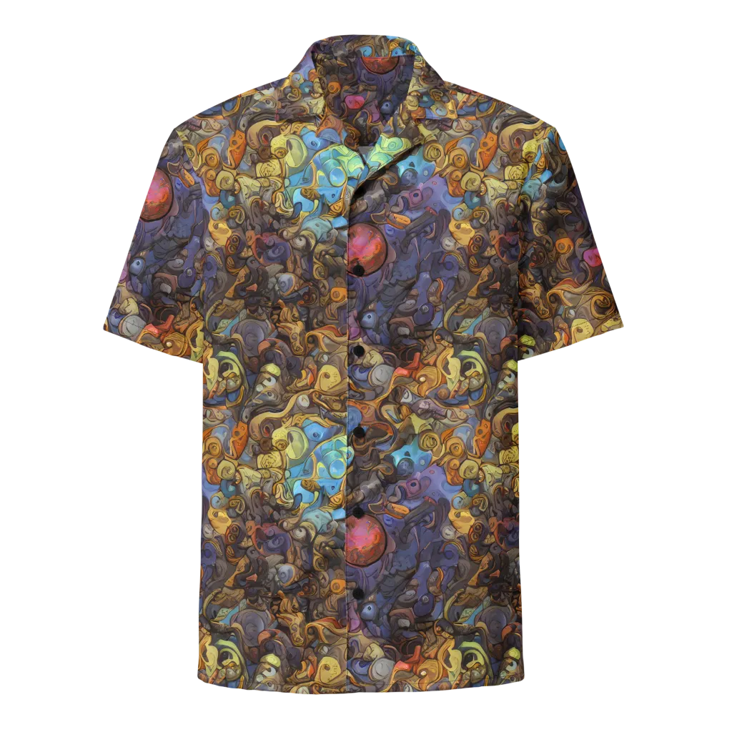 Electric Curio on Button Shirt — Front