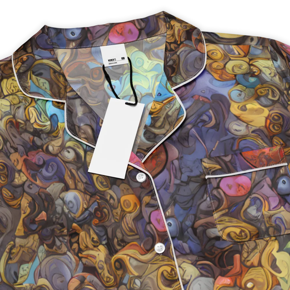 Electric Curio on Women's Short Sleeve Pajama Top — Product details