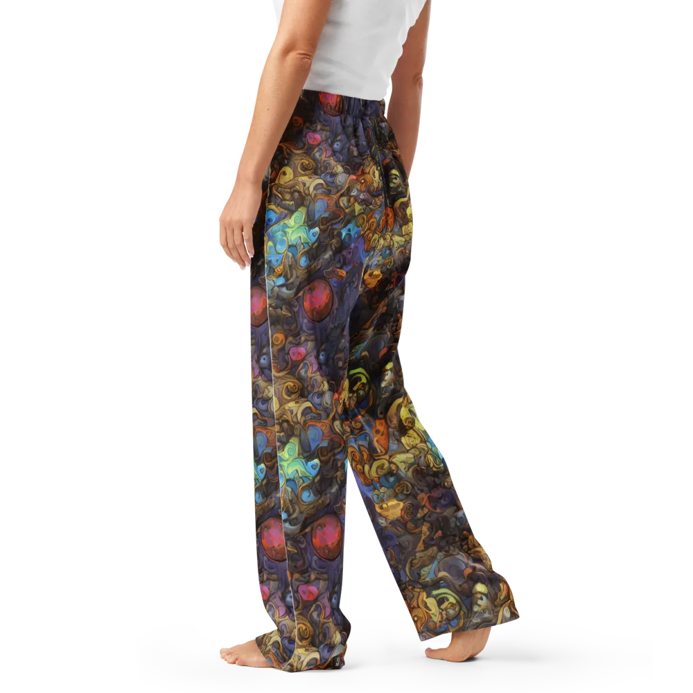 Electric Curio on Women's Pajama Pants — Left