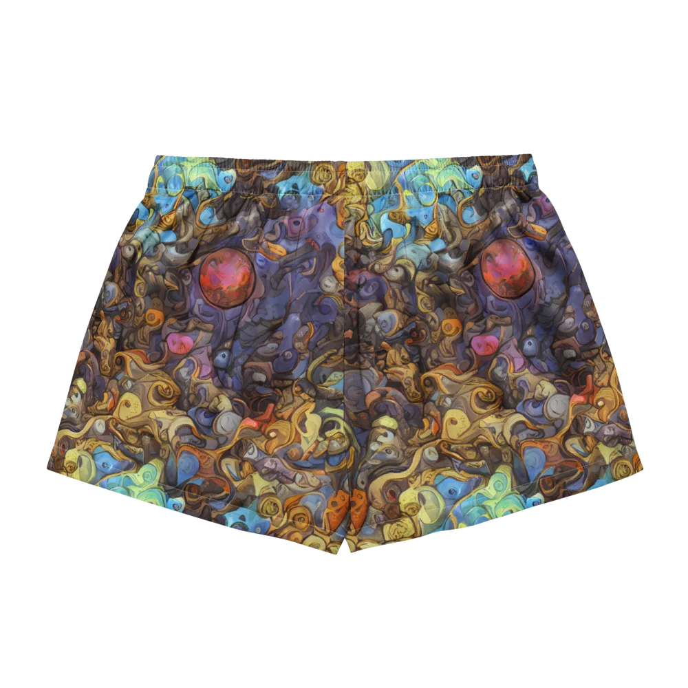 Electric Curio on Women's Pajama Shorts — Back