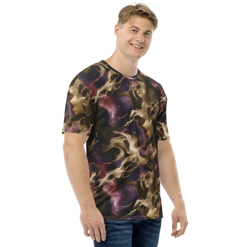 Astral Saffron on Men's Crew Neck T-Shirt — Right