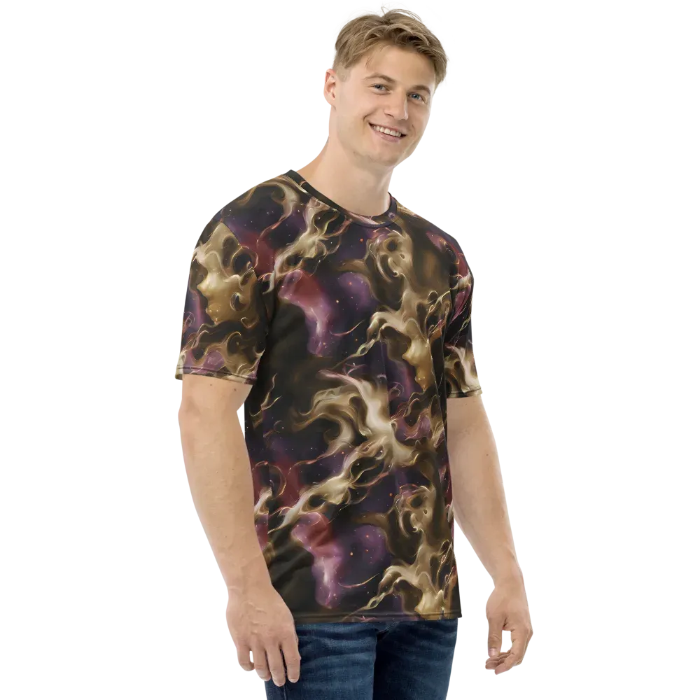 Astral Saffron on Men's Crew Neck T-Shirt — Right