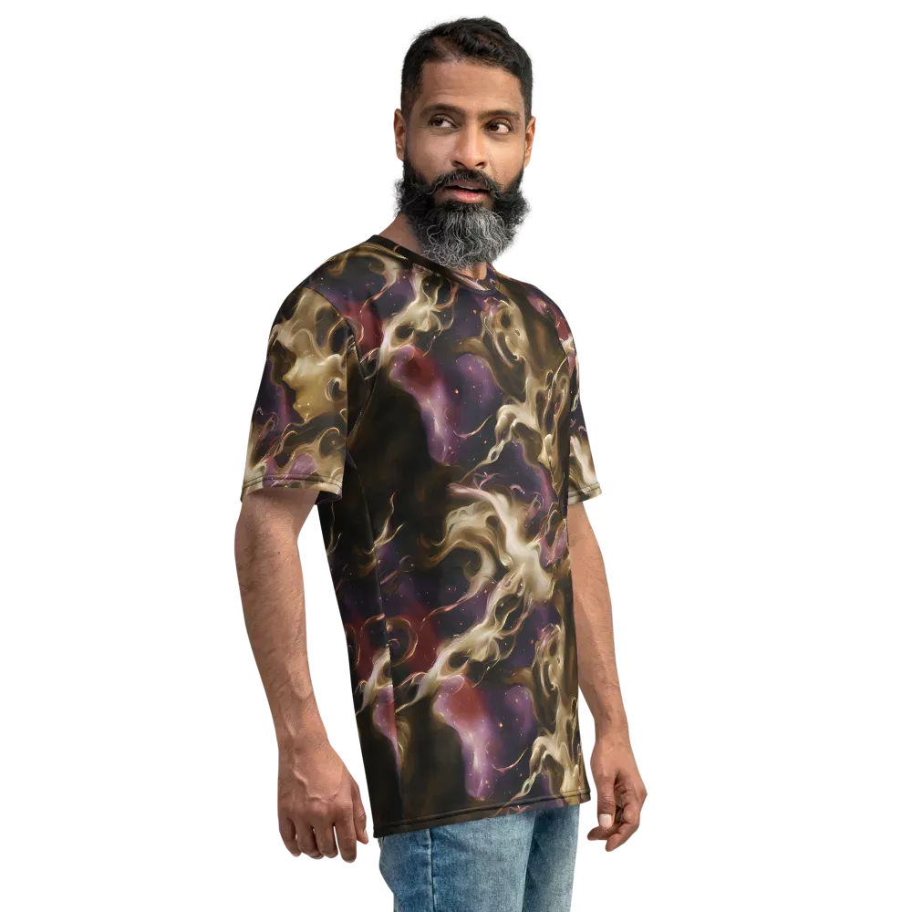 Astral Saffron on Men's Crew Neck T-Shirt — Right