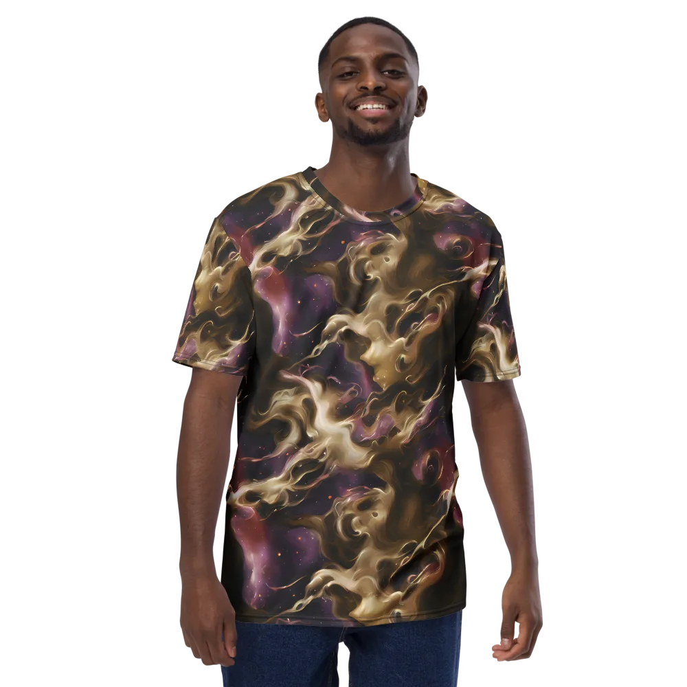Astral Saffron on Men's Crew Neck T-Shirt — Front