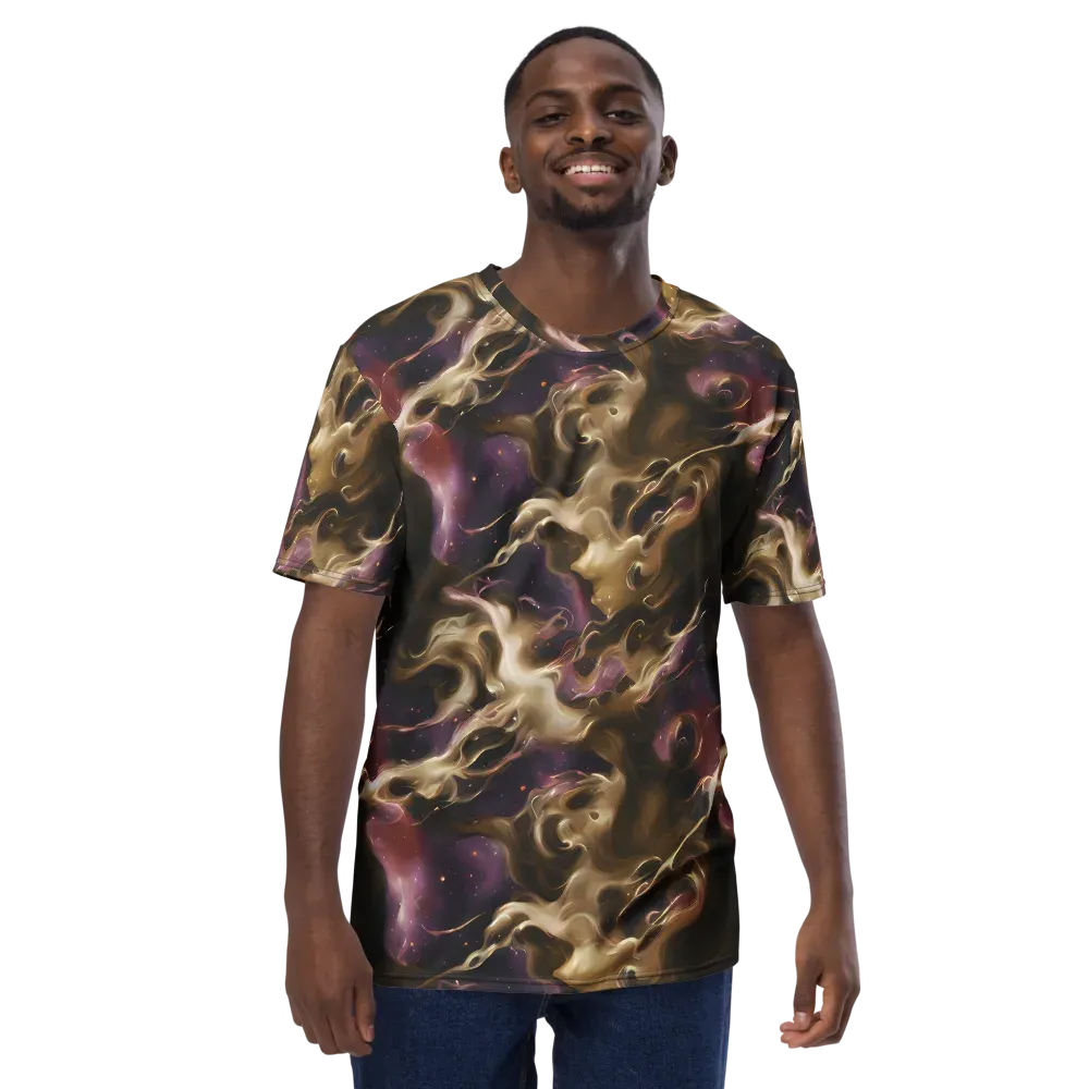 Astral Saffron on Men's Crew Neck T-Shirt — Front